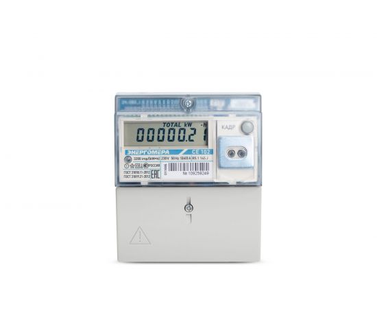 Счетчик электроэнергии Энергомера CE102 R5.1 145-JAN, 230В, 5-60А 101002003011696 