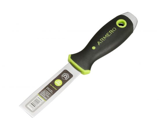 Малярный шпатель жесткий Armero 25мм, нержавеющая сталь A204/025 