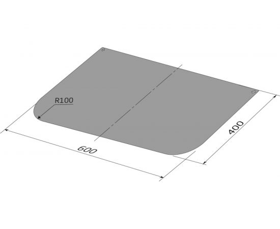 Лист притопочный стальной (400x600 мм; чёрный муар) GRILLUX ВЗР2350-01 – изображение 2