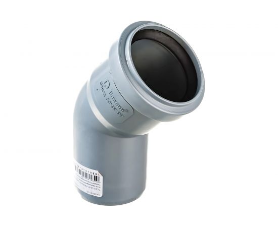 Отвод внутренней канализации LAMMIN 50х45 градусов Lm35040005045 – изображение 2