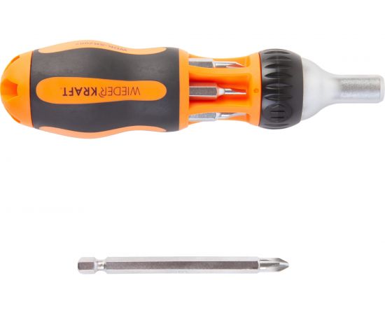 Реверсивная отвертка с набором бит WIEDERKRAFT SL+PH, 6 предметов WDK-SR2007 – изображение 2