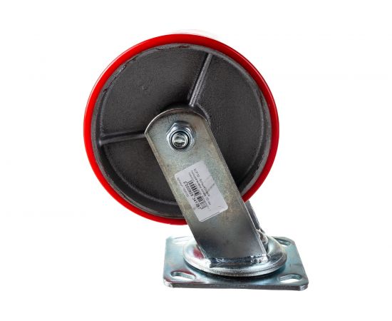 Большегрузное полиуретановое колесо поворотное с панелью SCP 63 (150 мм; 360 кг) А5 1000103 – изображение 3