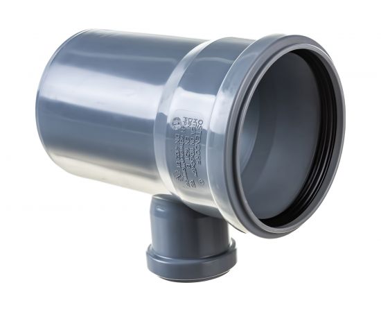 Тройник двухраструбный (87°) HTEA 110/50 Ostendorf 115420 – изображение 3