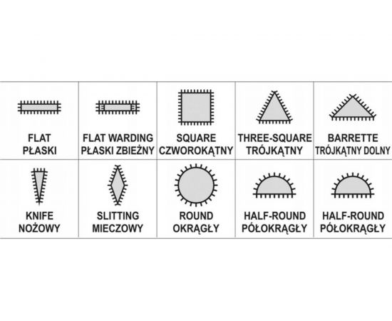 Алмазные надфили YATO в наборе 3x140x25мм 10 предметов YT-6145 – изображение 3