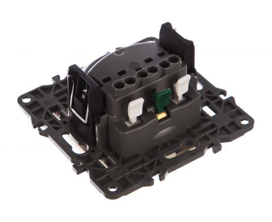 Розетка ЭРА Elegance 2P+E Schuko, 16A-250В, IP20, сл.кость 14-2101-02 Б0034265 – изображение 3