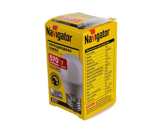 Лампа Navigator NLL-G45-7-230-4K-E27-DIMM 61381 – изображение 4