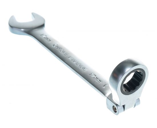 Гаечный трещоточный ключ с шарниром КВТ 17 мм 79198 – изображение 4
