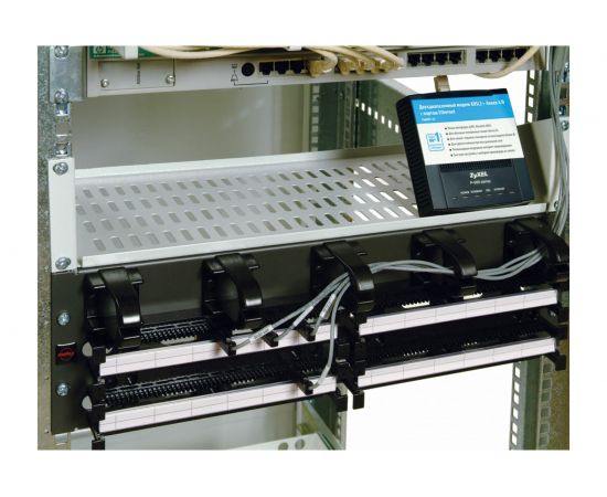 Консольная полка для шкафов и стоек ЦМО 2U, цвет: серый МС-30 – изображение 4