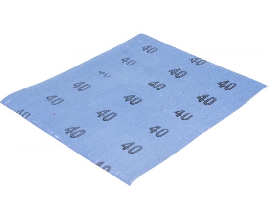 Шлиф-шкурка на тканевой основе водостойкая (230х280 мм; №40) ЕРМАК 645-053 – изображение 4
