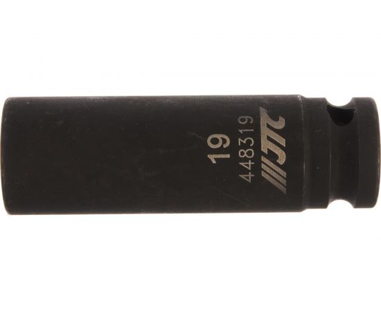 Головка торцевая 1/2” 19 12-ти гранная ударная тонкостенная L=82мм JTC 448319 – изображение 4