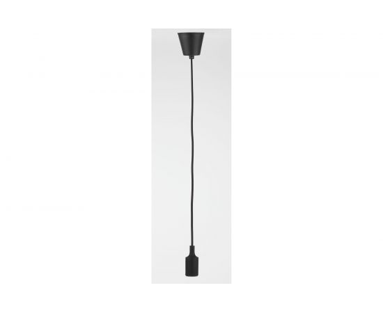 Патрон с подвесом ЭРА Е27, пластиковый, черный, 60/720 Б0048039 – изображение 5