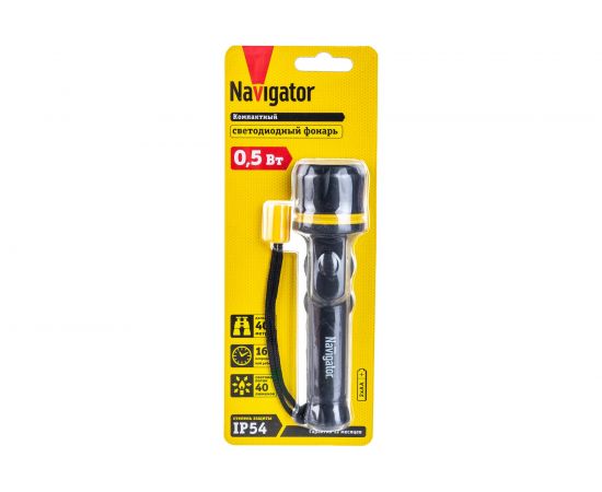 Фонарь Navigator NPT-R06-2AA, пластик+резина, 1LED, 0.5Вт 71584 – изображение 5