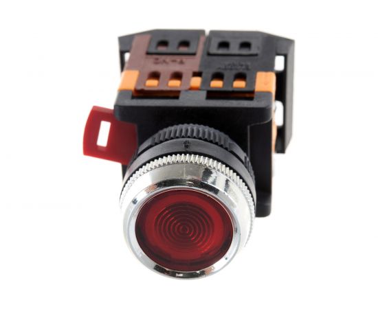 Кнопка ЭРА ABLFS-22 красный, d22мм, неон, 240В, 1з+1р, 10/400/3200 Б0045654 – изображение 5