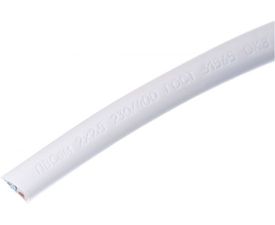 Провод ПВСбм Мастер Тока 2х2.5 белый 20м МТ1140 – изображение 5