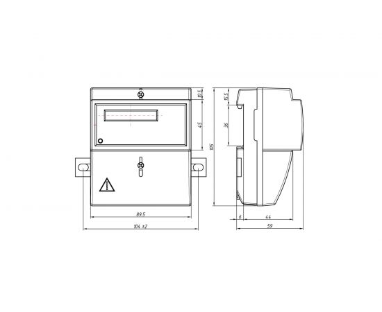 Счетчик электроэнергии Энергомера CE102 R5.1 145-JAN, 230В, 5-60А 101002003011696 – изображение 5