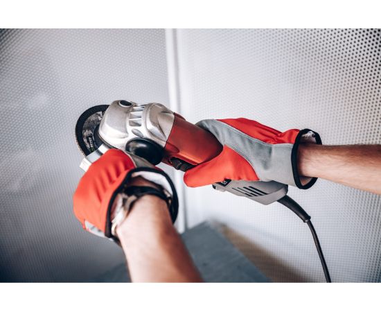 Трикотажные перчатки Jeta Safety Winter Motor с утепленной подкладкой, красный/белый JLE625-8/M – изображение 7