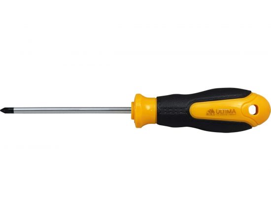 Отвертка Ultima, кожаная рукоятка, PH1x100 мм, магнит 124042 