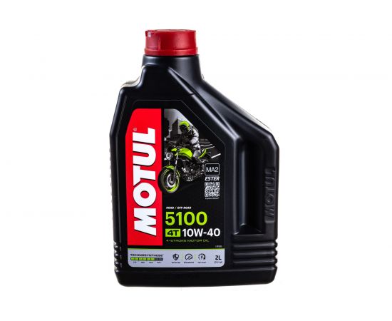 Моторное масло 5100 4T SAE 10W40 2 л MOTUL 104067 