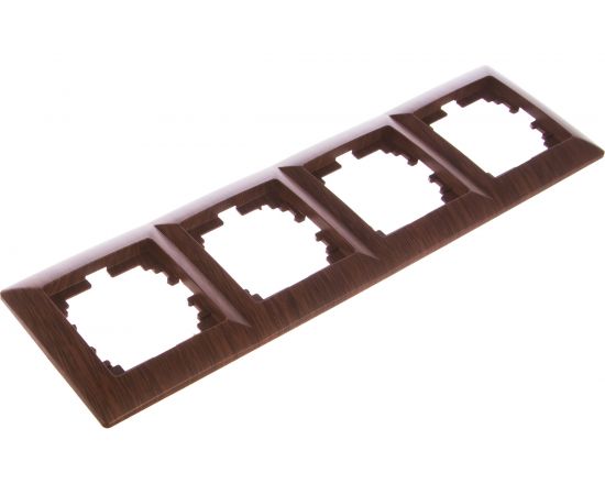 Рамка Intro 450410 на 4 поста, СУ, Solo, венге Б0043429 