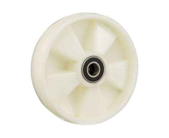 Колесо под гидроузел (200 мм; 400 кг; нейлон; под ось 20 мм) Стелла-Техник 200N 