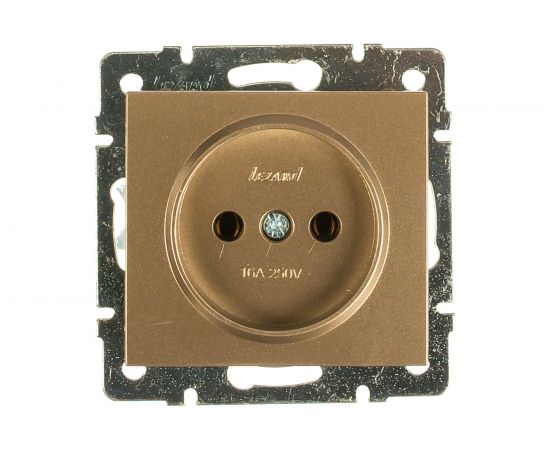 Розетка LEZARD RAIN б/ з керам. цв. бронза матовый 703-3188-121 