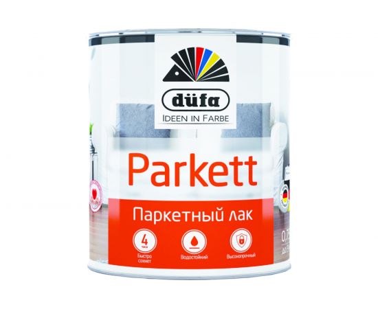 Паркетный лак Dufa Retail PARKETT глянцевый 750 мл Н0000002238 