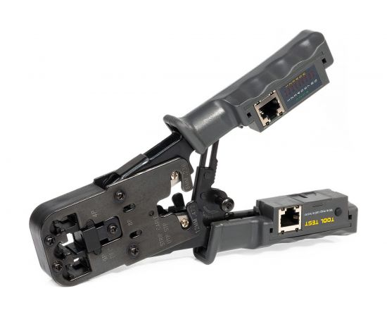 Пресс-клещи для RJ-разъемов с тестером КВТ JT-03T 84493 