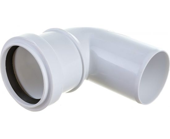 Отвод для бесшумной канализации ПОЛИТЭК из ПП, диаметр 50х87.5 градусов 100005087 