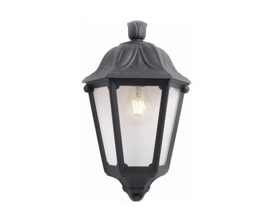 Садово-парковый светильник FERON серии IESSE, НБУ, 230V E27 130х220х350мм черный 11632 