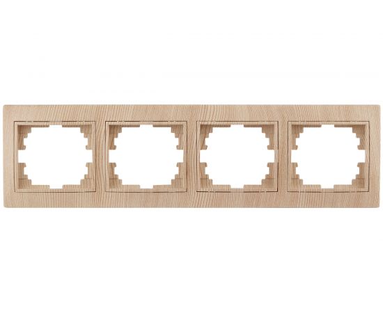 Горизонтальная рамка Intro 150411 на 4 поста, СУ, Plano, сосна Б0030105 