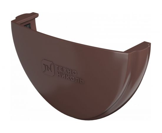 ПВХ заглушка желоба Технониколь (коричневый; 1 шт) TN359454 