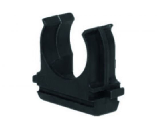 Крепеж-клипса для труб Урал ПАК черная, d25 мм, 100 шт. АТ-30125-100 