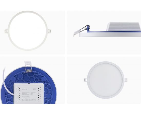 Светодиодная панель Apeyron встраиваемая круглая, 220В, 15Вт, алюминиевый корпус, изолированный драйвер ДН 06-20 – изображение 14