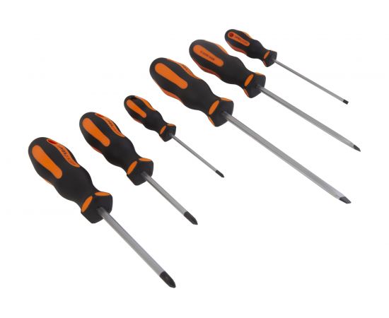 Набор профессиональных отверток WIEDERKRAFT SL+PH, 6 предметов WDK-SD1006 – изображение 2