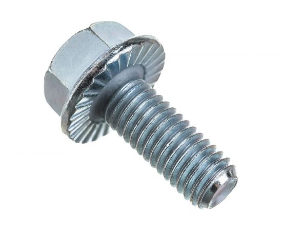 Болт с фланцем ZAMETAL 8x20 пр. 10.9, DIN 6921, оц., с насеч. 280 шт ZA082631 – изображение 2