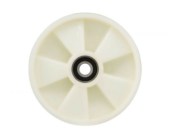 Колесо под гидроузел (200 мм; 400 кг; нейлон; под ось 20 мм) Стелла-Техник 200N – изображение 2