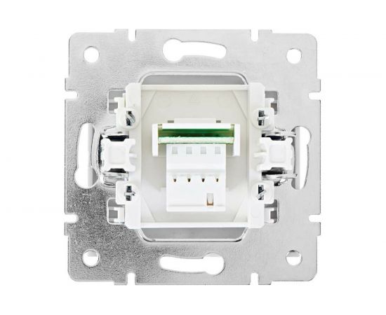 Телефонная розетка Lezard KARINA евро, чёрный бархат 707-4288-137 – изображение 2