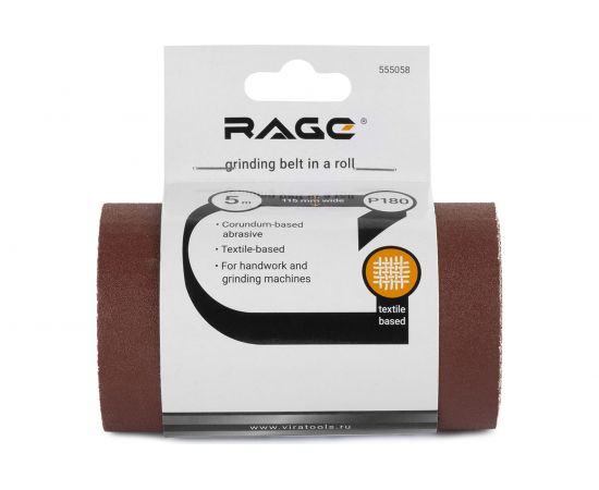 Лента шлифовальная (115 мм; 5 м; Р180) VIRA by RAGE 555058 – изображение 2