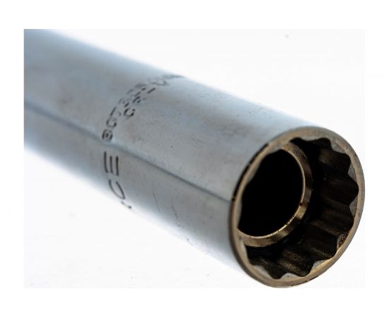 Головка свечная, магнитная, длинная 12-гранная 3/8"", 16 мм, 250 мм FORCE 807325016M – изображение 2