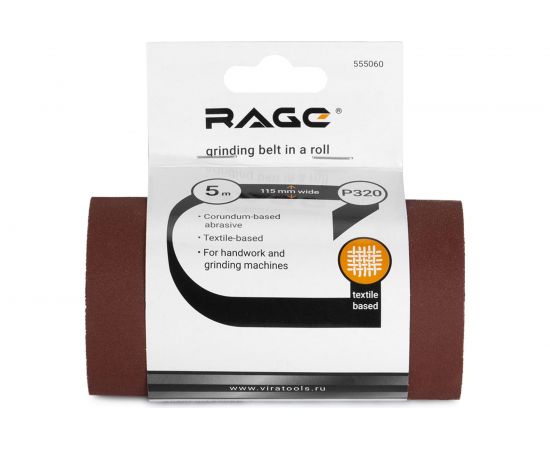 Лента шлифовальная (115 мм; 5 м; Р320) VIRA by RAGE 555060 – изображение 2