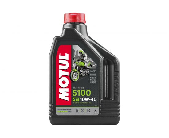 Моторное масло 5100 4T SAE 10W40 2 л MOTUL 104067 – изображение 2