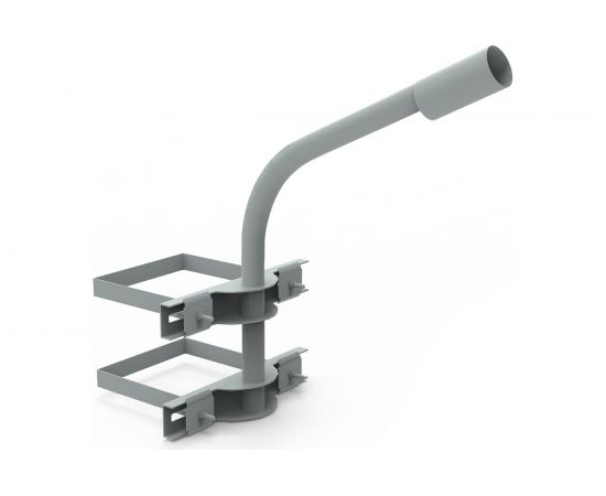 Кронштейн для уличных светильников Gauss на опору с 2 хомутами 625x460x680 D60мм 1/6 903265303 – изображение 2