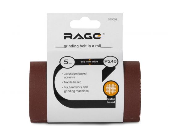 Лента шлифовальная (115 мм; 5 м; Р240) VIRA by RAGE 555059 – изображение 2