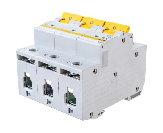 Автоматический выключатель IEK ВА47-150, 3Р, 125А, 15кА, характеристика D MVA50-3-125-D – изображение 2