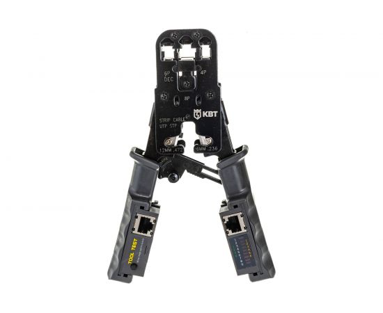 Пресс-клещи для RJ-разъемов с тестером КВТ JT-03T 84493 – изображение 3