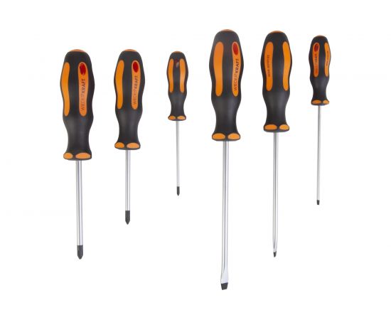 Набор профессиональных отверток WIEDERKRAFT SL+PH, 6 предметов WDK-SD1006 – изображение 3