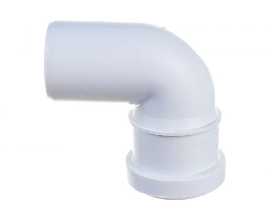 Отвод для бесшумной канализации ПОЛИТЭК из ПП, диаметр 50х87.5 градусов 100005087 – изображение 3