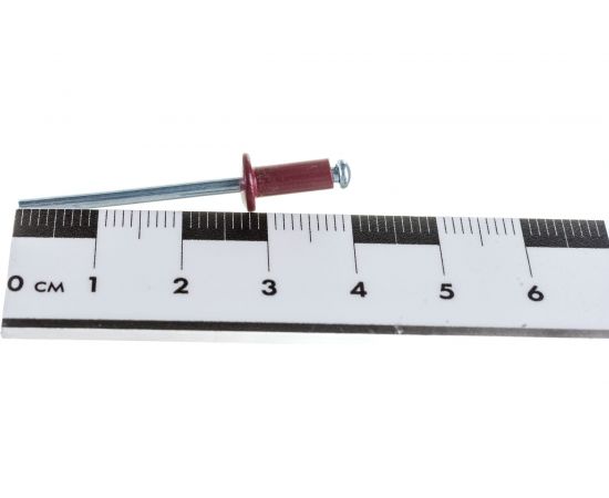 Заклёпки Профикреп RAL3005 красное вино пакет, 4,0х10, 50 шт. 114198 – изображение 4