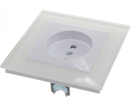 Электрическая 1-местная розетка STEKKER без зазмления, серия Катрин, GLS10-7009-01, белый 39166 – изображение 4