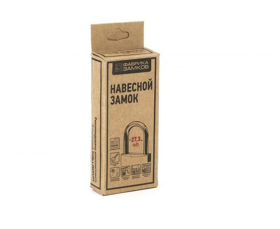 Навесной замок Фабрика замков 303F-50L СТ-00000343 – изображение 4